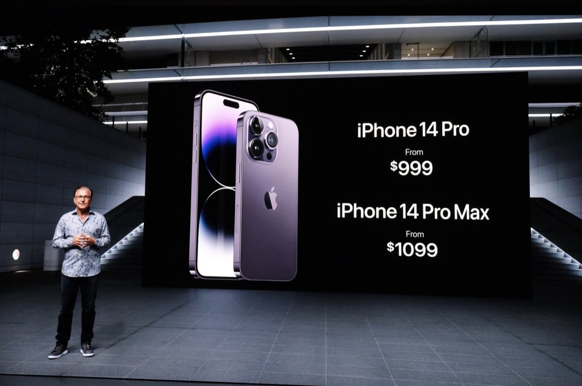 themetav3rse's tweet photo. iPhone 14 Pro: from 0.64 ETH
iPhone 14 Pro Max: from 0.7 ETH

Preorder September 9th
Available September 16th

#AppleEvent https://t.co/FJl1vYU56p