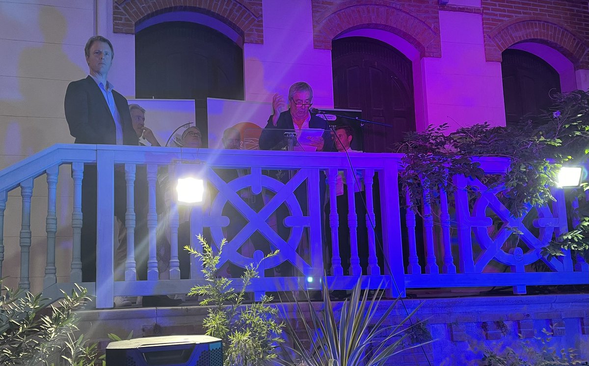 cciperpignan's tweet photo. [Live] du parc de Clairfont à #Toulouges : soirée des partenaires du @OffPerpignan_ en présence des officiels et organisteurs du #offperpignan @cciperpignan @MairiePerpignan @PerpiMetropole @leDepartement66 @CCIoccitanie et du président du festival Robert Ferré 📸 https://t.co/oAGfvfEMe1
