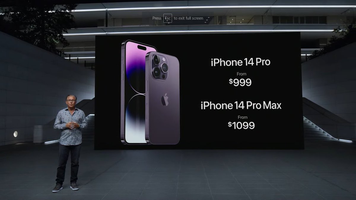 tech2eets's tweet image. #FPTech2: The #Apple #iPhone14Pro starts at $999, whereas the #iPhone14ProMax starts at $1099.
#AppleEvent #AppleFarOut #iPhone14Series