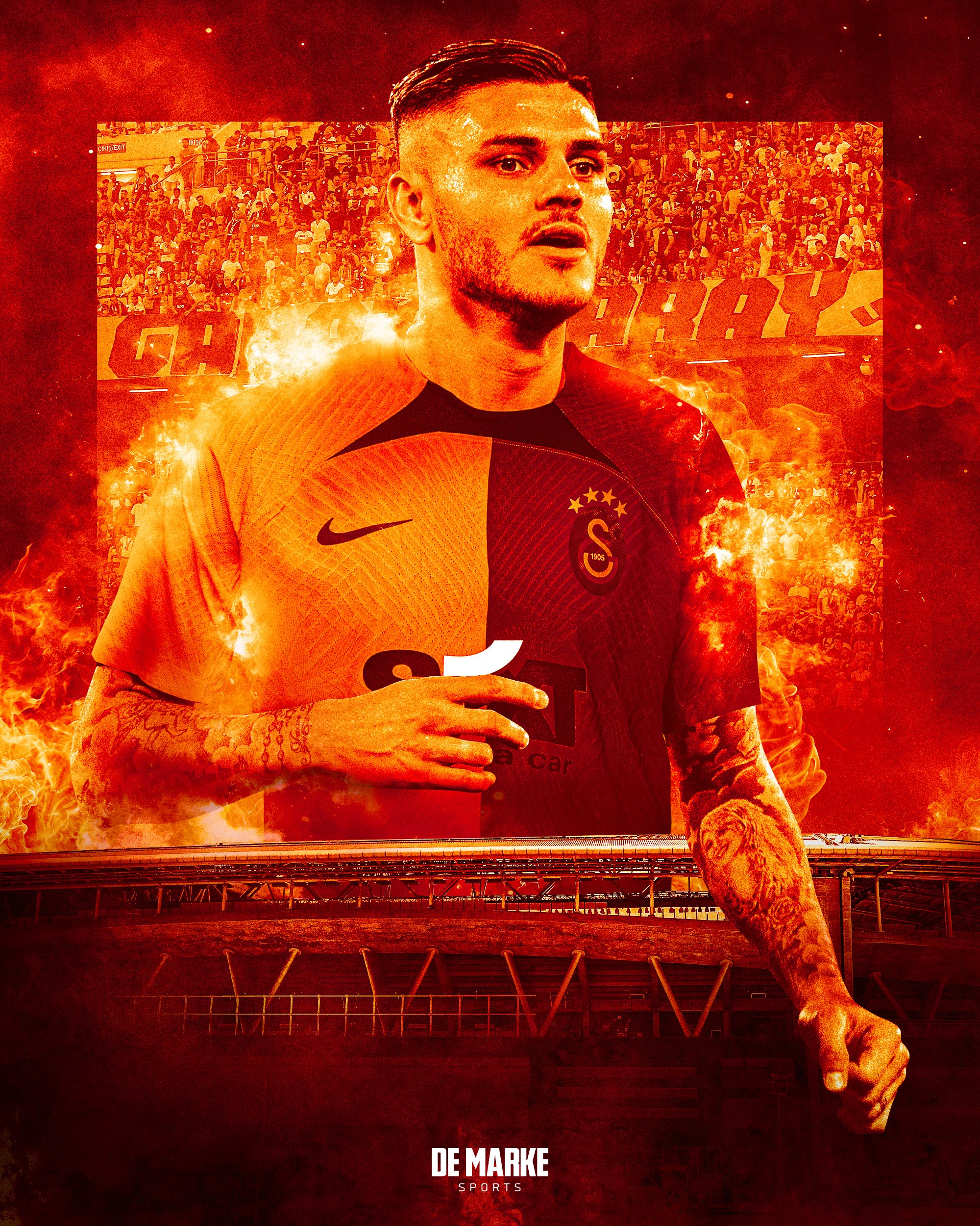 galatasaray💛❤ #icardi #galatasaray #werbetechnik #werbetechniker