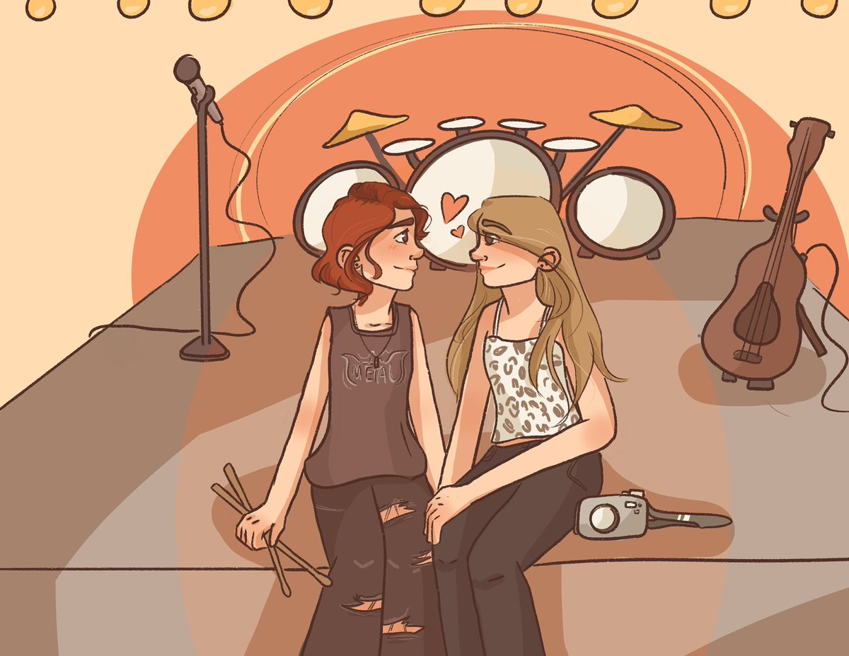 ddamaged_'s tweet photo. here’s some “Your Heartbeat Gives My Soul Rhythm” art 🥺 @sydthekid41319 #wayhaught #wynonnaearp https://t.co/WvFfAYiV1B