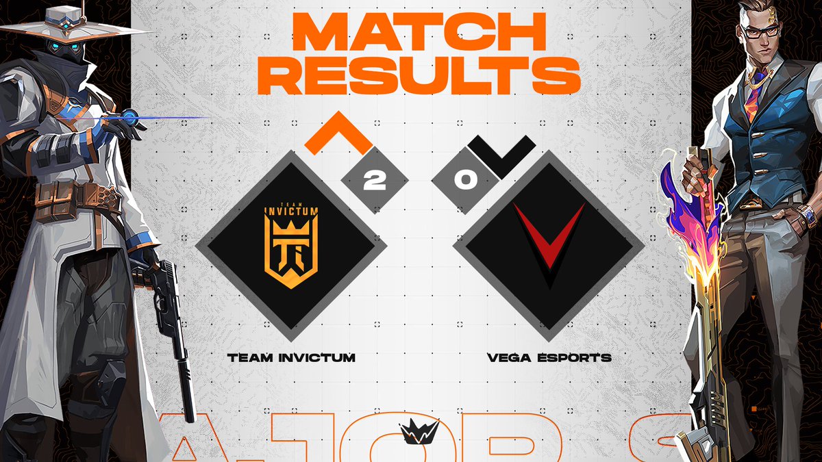 The result of Today's Champions Series is in:

⚔️ <a href="/invictumgg/">Team Invictum</a> vs <a href="/VegaEsport/">VEGA Esport</a> 

Well then, 5/5 for Team Invictum and they'll join Team Guardians in the finals on Saturday!!

Want to see more TL?
👀Check out twitch.tv/talent_leaguev…