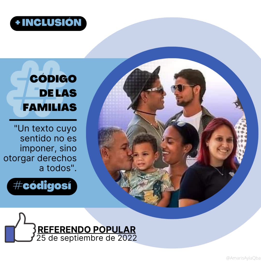 #CubaEsAmor y el nuevo Código de las familias refuerza los lazos afectivos, los privilegia, los enaltece. Por #Cuba #códigosí