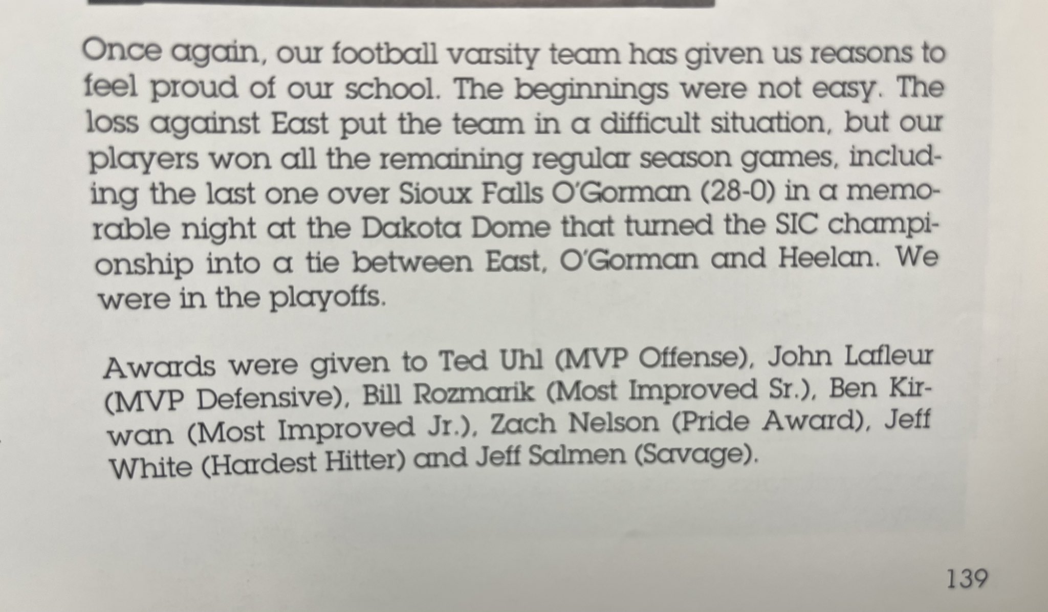 Heelan Athletics on Twitter "Today we honor former Heelan allstater and current head