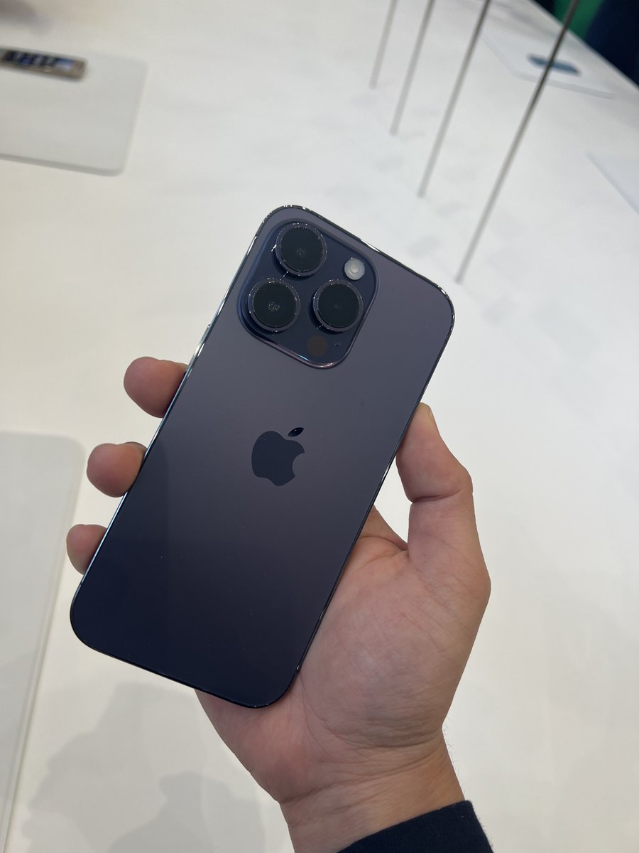 zanyama_'s tweet image. iPhone 14 Pro ของจริงสวยมากกกก #AppleEvent