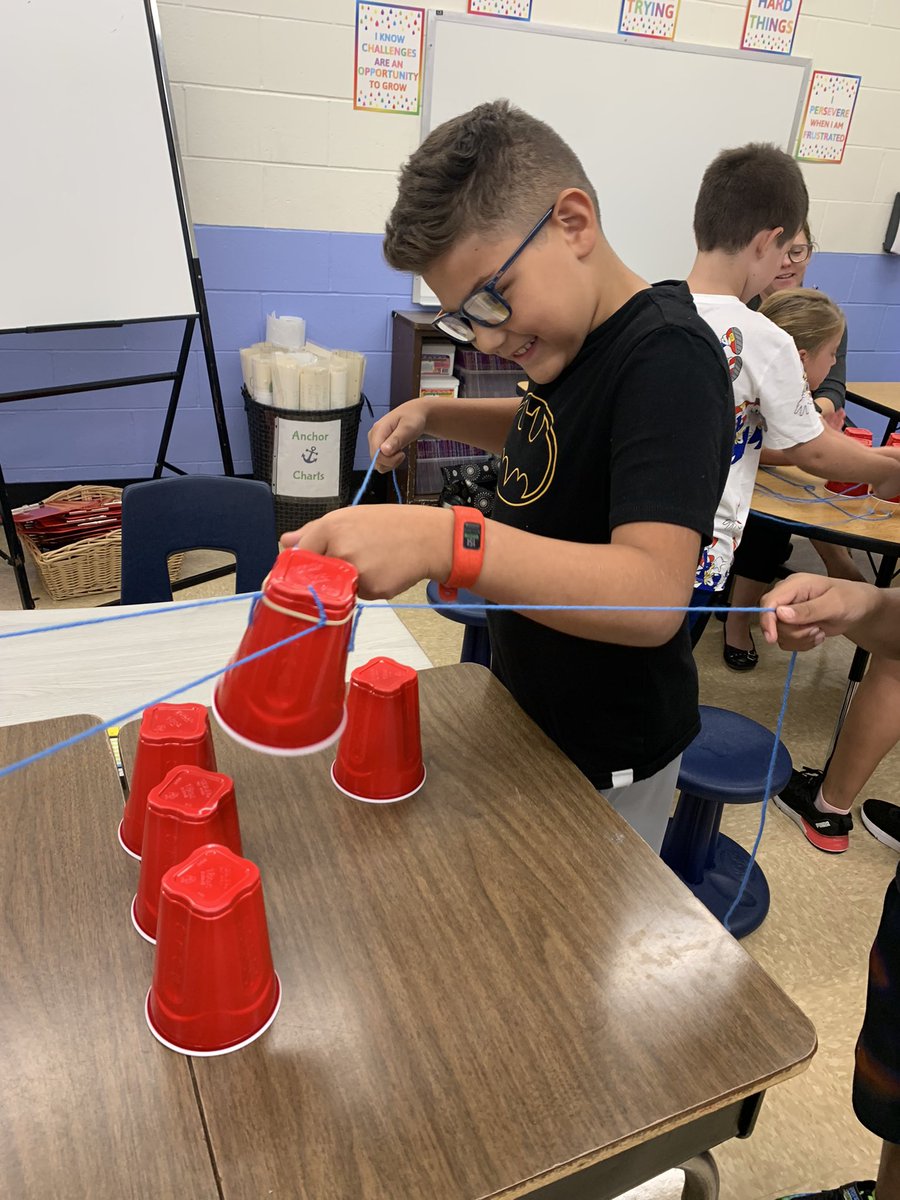 Students showed off their collaboration, communication, creativity and problem solving skills during our cup stack challenge activity <a href="/CMSmtolive/">CMS Elementary School</a> <a href="/NicoleMusarra/">Nicole Musarra</a> @ashleylopez210