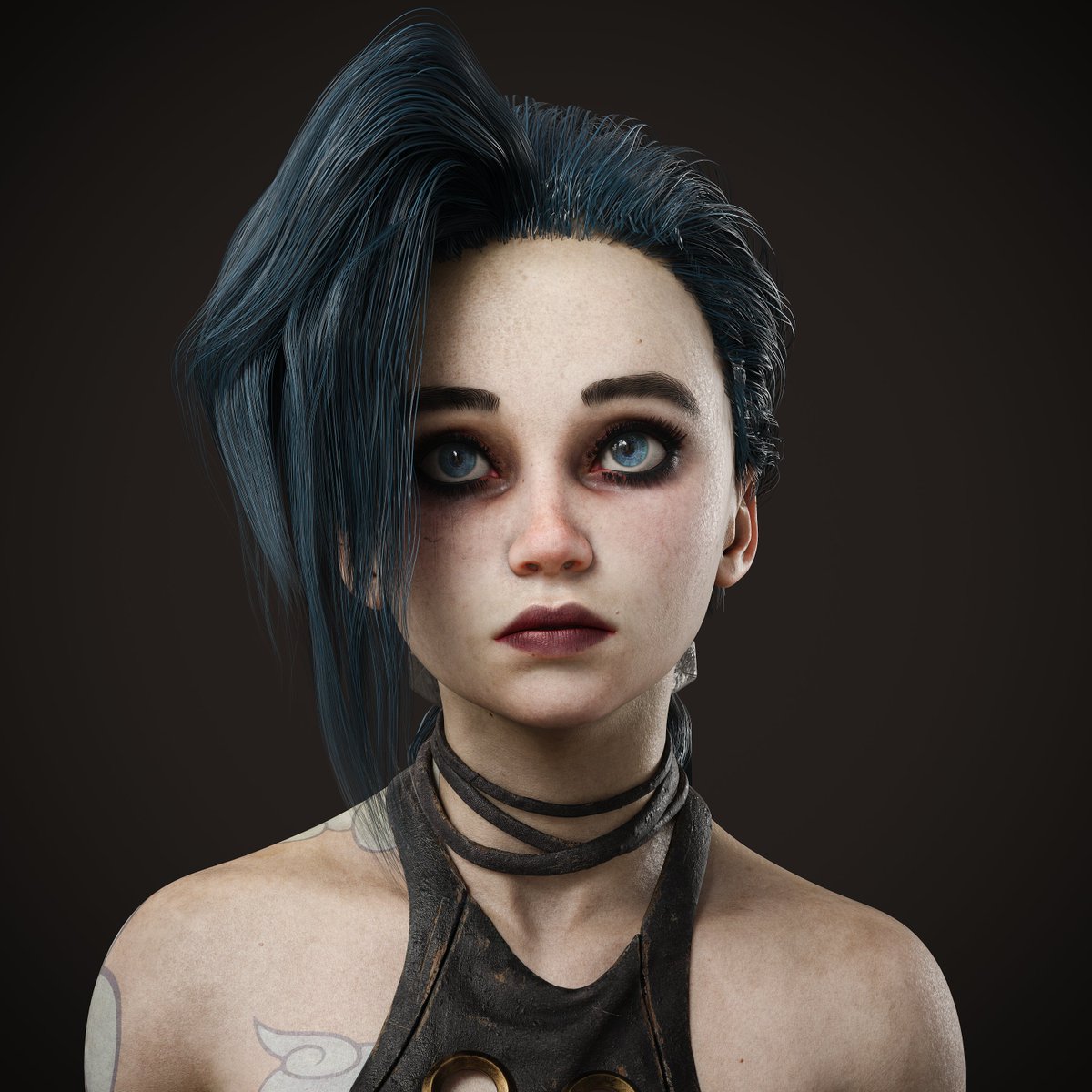 DshGamess's tweet photo. I made the 3D model of Jinx from Arcane.
There are a lot of pictures ↓↓
https://t.co/v0iKY7kD6z

#jinx #arcane #arcanefanart #LeagueOfLegends #artstation #zbrush https://t.co/lWgXkUKMnz