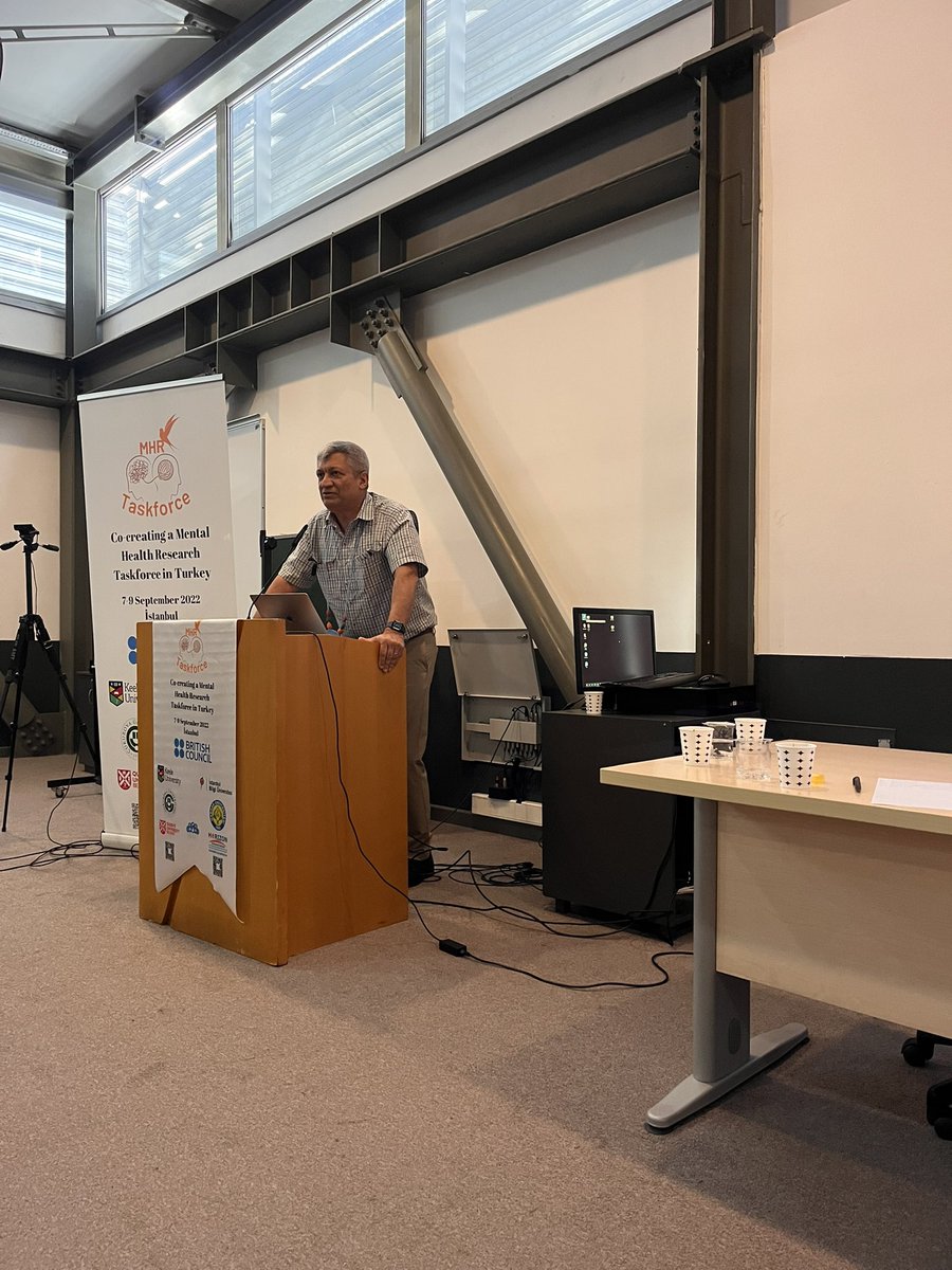 gulsahkurttt's tweet photo. Prof. Cengiz Kılıç presented a longitudinal investigation of mental health problems among Syrian refugees in Ankara, Türkiye and a country wide mental health study with a representative Syrian sample. Big congrats to Hacettepe STAR Group! @kilic1960 @MHR_Taskforce https://t.co/Qo1yhx6SWF