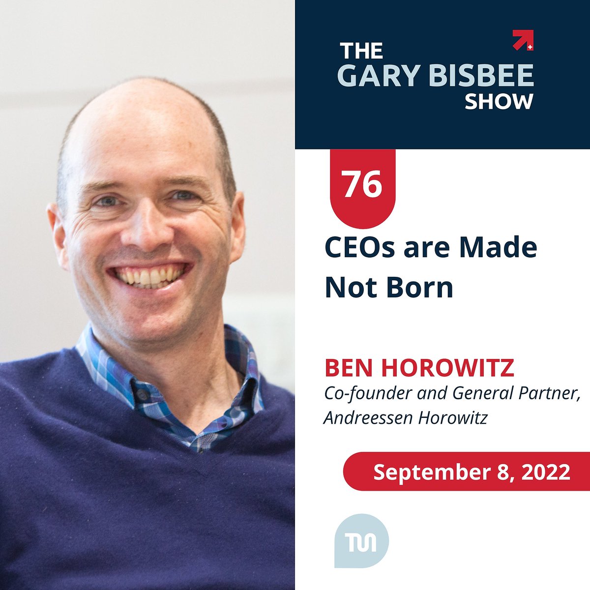 Don't miss tomorrow's new episode and season premiere of #TheGaryBisbeeShow! In this episode, Gary speaks with Ben Horowitz, Co-founder and General Partner, Andreesen Horowitz. Listen to the episode tomorrow on your favorite podcast app, or click here: bit.ly/3KWicXn