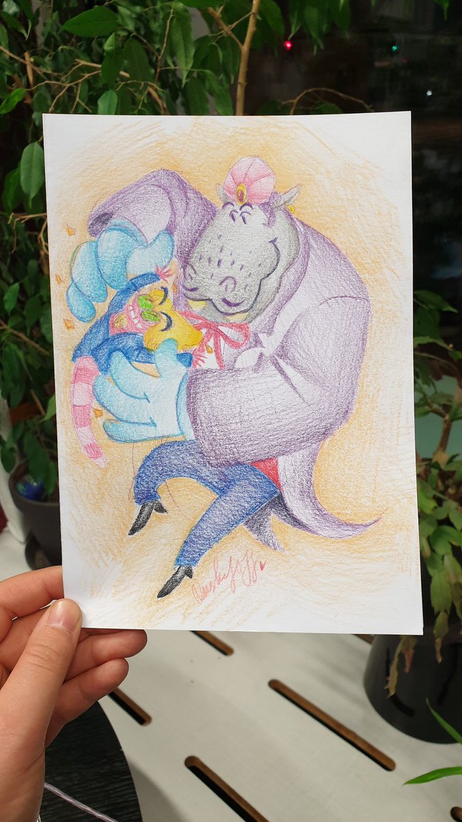 They're my favourite villain couple 💖

#rottmnt #riseoftmnt #saverottmnt #fanart #rottmntfanart #hypnopotamus #warrenstone #coloringpencils #art #colorful #drawingoftheday #nonbinaryartist #värikynät #taide #piirros #drawing #villain #villaincouple