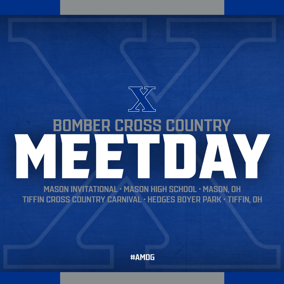 stxsports's tweet photo. 🚨MEET DAY🚨

@StXCrossCountry is back at it today with two meets across the state!

🏃‍♂️- Mason Invitational | Mason HS | 11:00 am
🏃‍♂️- Tiffin Cross Country Carnival | Tiffin, OH | 3:35 pm

#GoBombers | #AMDG https://t.co/WhPJ80J6J4