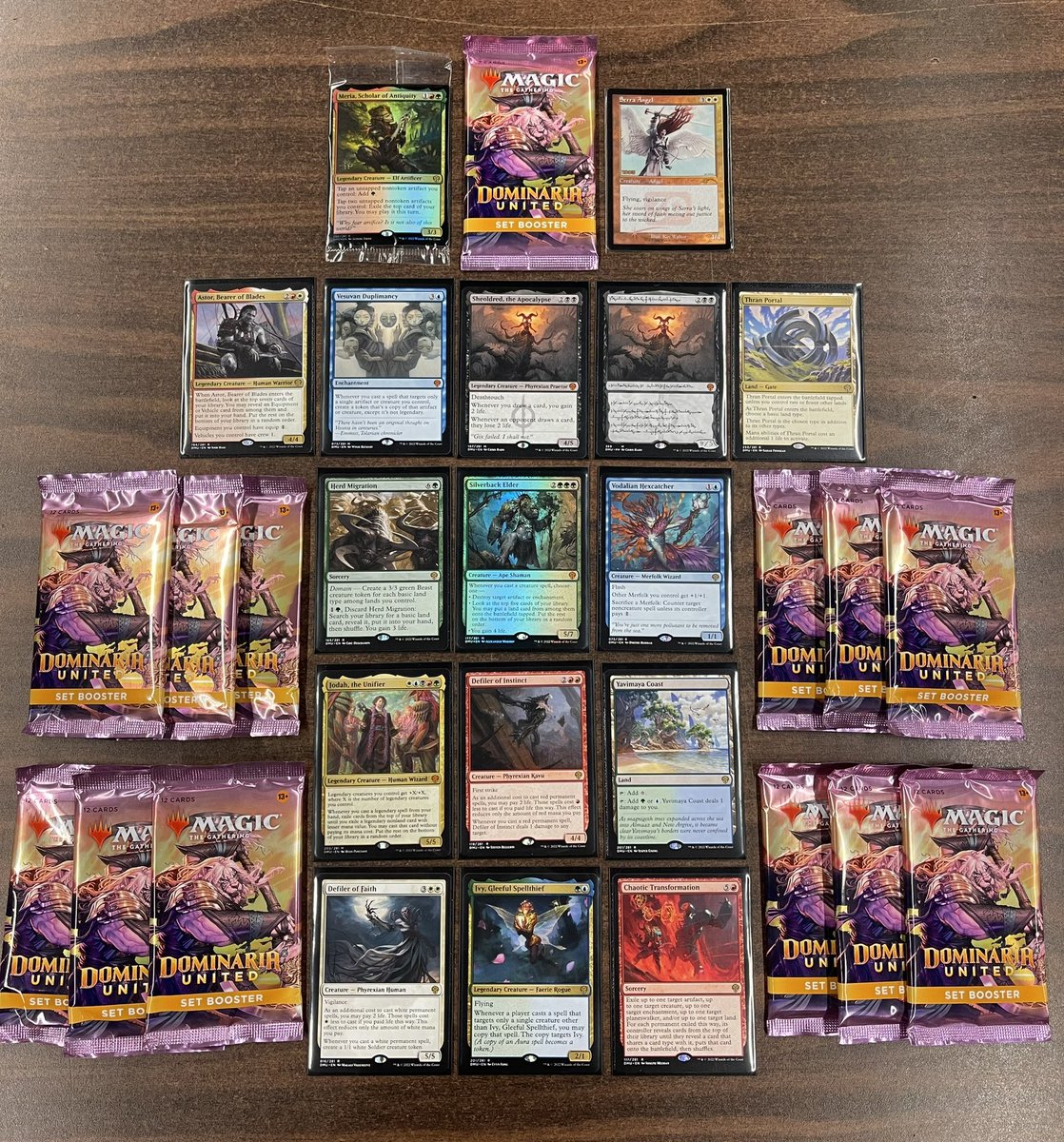 𝐖𝐡𝐚𝐭 𝐜𝐚𝐫𝐝 𝐚𝐫𝐞 𝐲𝐨𝐮 𝐦𝐨𝐬𝐭 𝐞𝐱𝐜𝐢𝐭𝐞𝐝 𝐟𝐨𝐫 𝐢𝐧 𝐃𝐨𝐦𝐢𝐧𝐚𝐫𝐢𝐚 𝐔𝐧𝐢𝐭𝐞𝐝? 

#DominariaUnited #MagicTheGathering