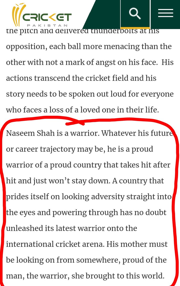 KamilBreakdown's tweet photo. Wrote this back in 2019. This kid is going to be a legend!

Check out the article again: https://t.co/bQ4ozirv5p

#PakvsAfg #AsiaCup #NaseemShah https://t.co/idvHK2I1TP