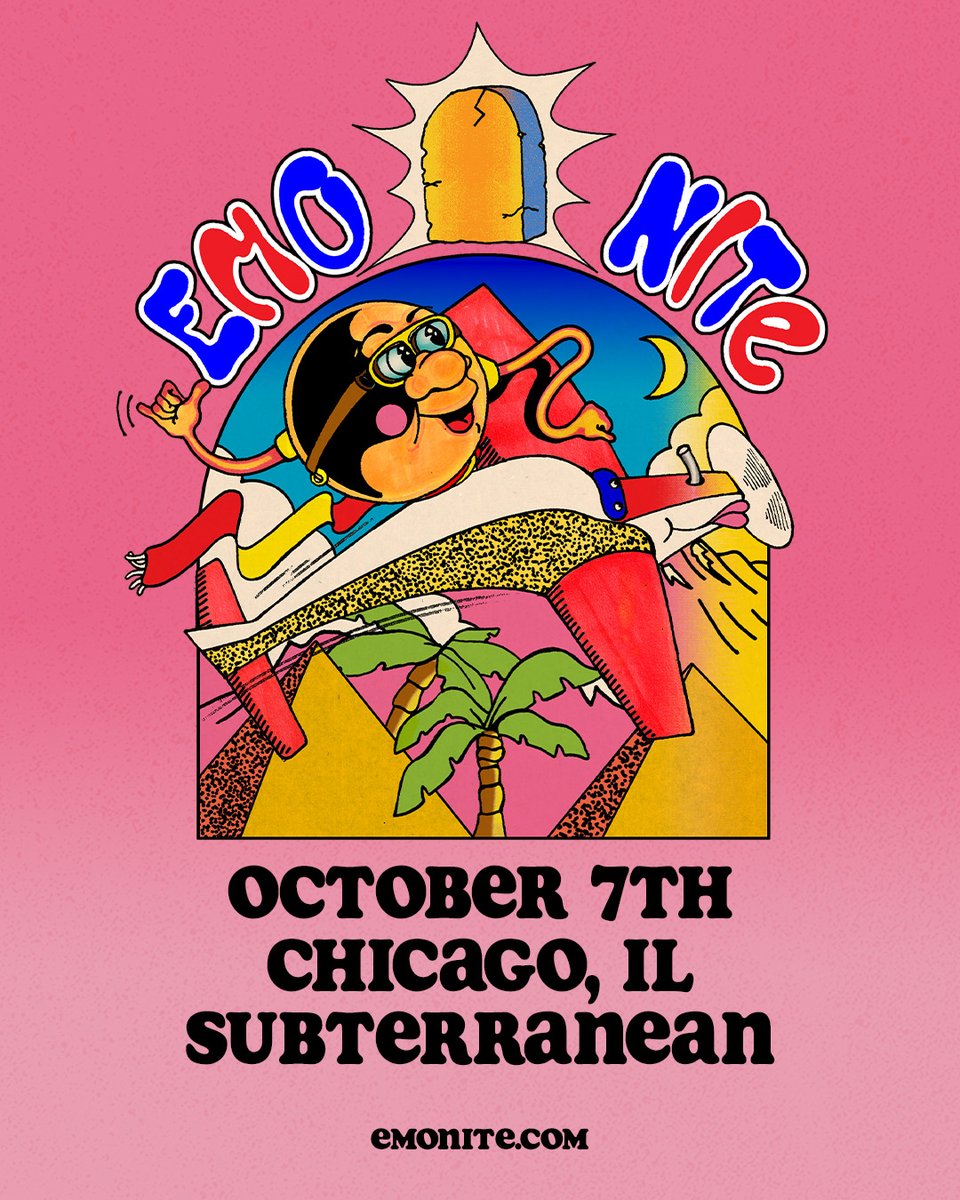 🥀 JUST ANNOUNCED 🥀 Emo Nite (@emonitela) at Subterranean (@subtchicago) on Fri., October 7! 🎟️ Tickets on sale Friday at 11AM >> bit.ly/3TxWCwp