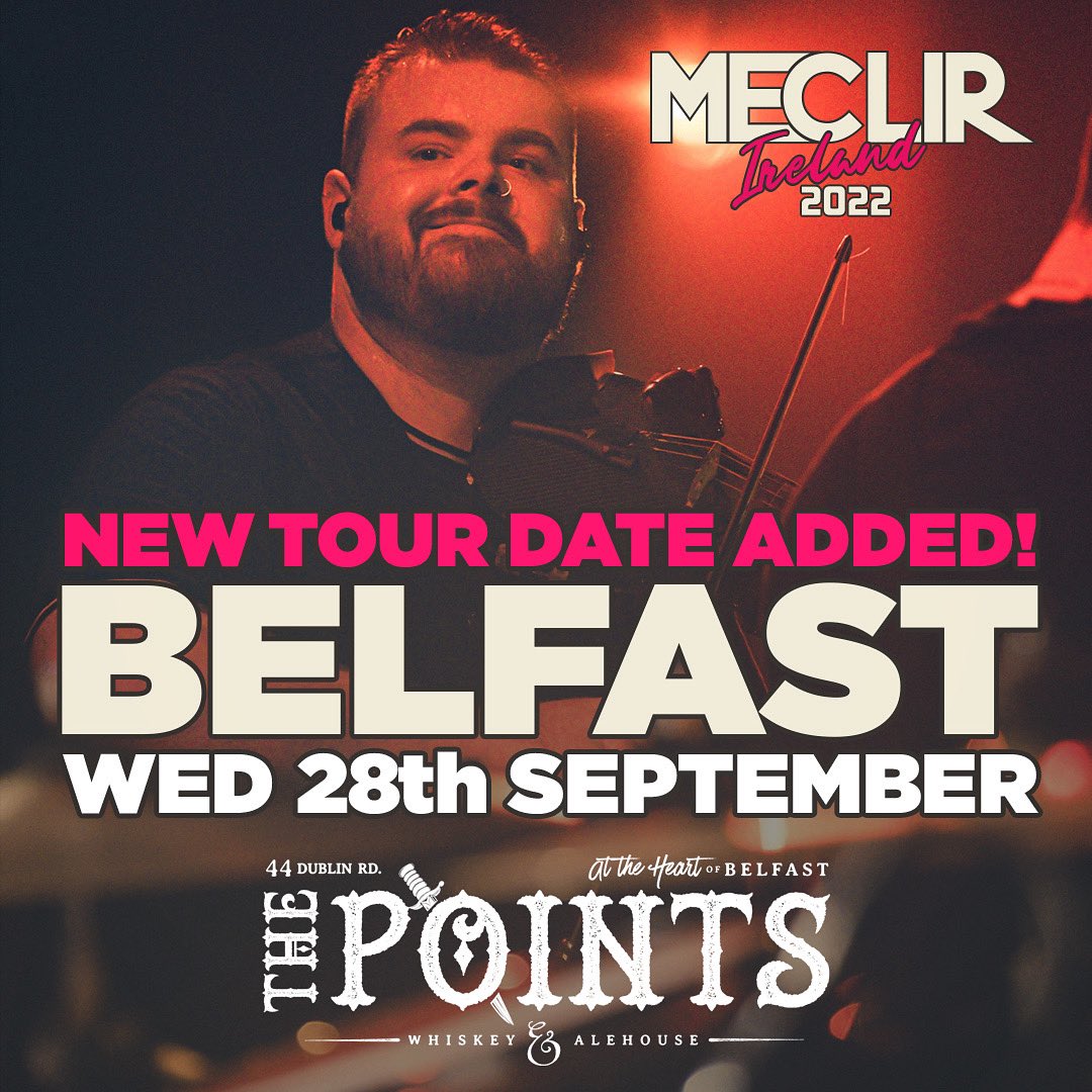 We’ve a new date to add to the Irish tour - BELFAST! September 28th, see yous there!! #meclir #belfast #irishtour #livemusic