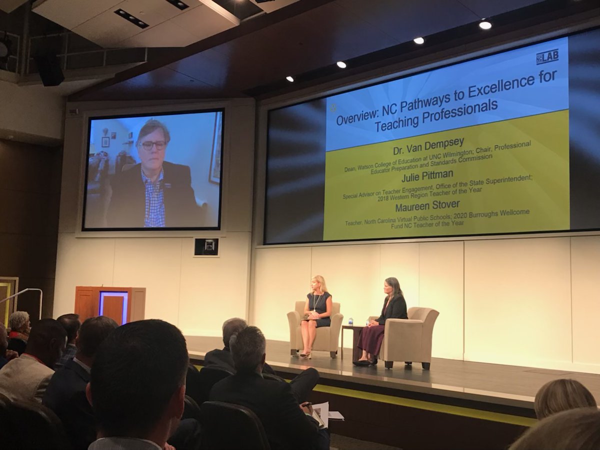 myFutureNC's tweet photo. We are proud to support the efforts of #NCSTRIDE and appreciated being part of today's thoughtful dialogue regarding teacher recruitment in NC.
#NCEdLab2022 #NCEd #EdConvergence #DRIVEtaskforce @cecilia_kholden @JessicaBSwencki https://t.co/zTBgtyxOD5