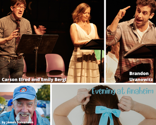 ICYMI: From brilliant New Yorker cartoonist, illustrator, and children's book author James Stevenson comes EVENING AT ANAHEIM, a darkly hilarious reimagining of iconic animated characters waiting out their golden years at a seedy LA retirement community. playingonair.org/new-releases/e…