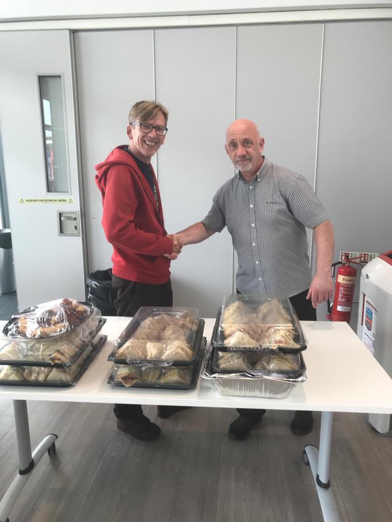 Slough Town FC (@sloughtownfc) on Twitter photo After we hosted Millwall legend Bob Pearson’s wake today, the Pearson family kindly donated all leftover food to <a href="/SloughHomeless/">Slough Homeless Our Concern (SHOC)</a>. 👏
Here’s SHOC representative Stuart Adnitt picking up the food from club director Ade Gomm.
#OneSlough After we hosted Millwall legend Bob Pearson’s wake today, the Pearson family kindly donated all leftover food to <a href="/SloughHomeless/">Slough Homeless Our Concern (SHOC)</a>. 👏
Here’s SHOC representative Stuart Adnitt picking up the food from club director Ade Gomm.
#OneSlough