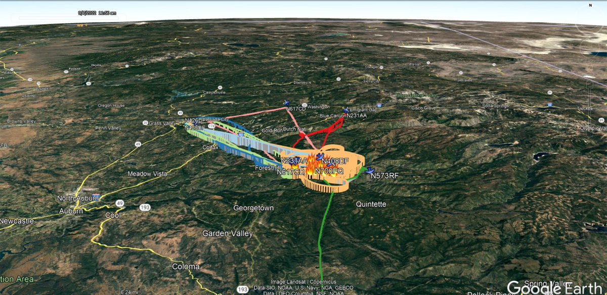 fire_feeds's tweet photo. Firefighting aircraft fighting the 1203 acres #MosquitoFire in #Foresthill, #ElDorado, #PlacerCounties
Rogers Helicopters
#N700PQ
#Calfire 
#A230 #N408DF
#T88 #N426DF
#T89 #N425DF
Reeder Flying Serv.
#N573RF
Aircraft Invest. Holdings
#N231AA
Oklahoma II
#N617CD
🇺🇸❤️‍🔥 https://t.co/ojoKXhiWQW