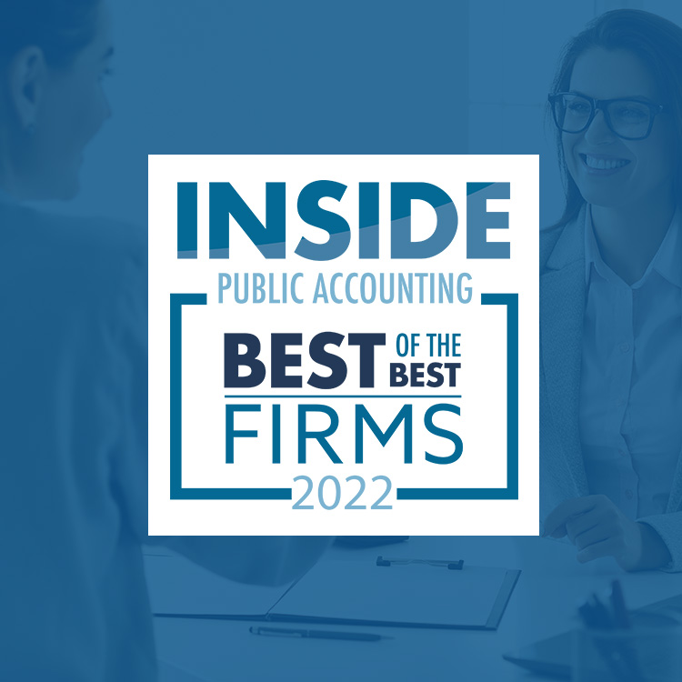 Lurie, which will join <a href="/EisnerAmper/">EisnerAmper</a> later this month, was named to the “Best of the Best” firms list for 2022 by <a href="/ipainsider/">INSIDE Public Accounting</a> (IPA), a recognition of the highest-performing public accounting firms in North America. Lurie was also a “Best of the Best” firm for 2021 by IPA.