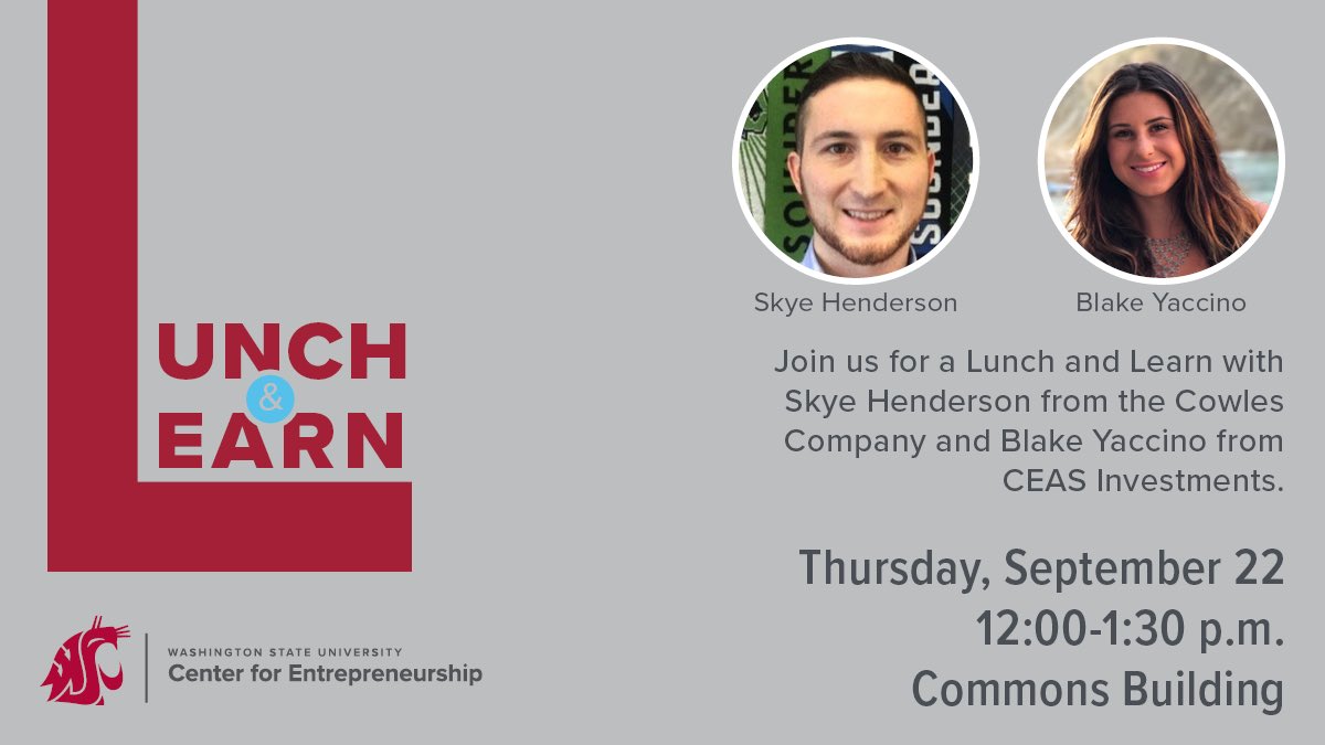 LUNCH &amp; LEARN: We are calling all finance students interested in wealth management and entrepreneurship students interested in raising capital to attend!

MORE INFO: bit.ly/3RrrTiZ
