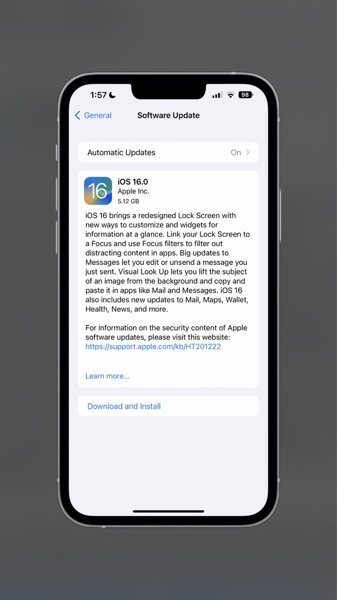 iamluisgaray's tweet image. iOS 16 RC is here! #iOS16beta