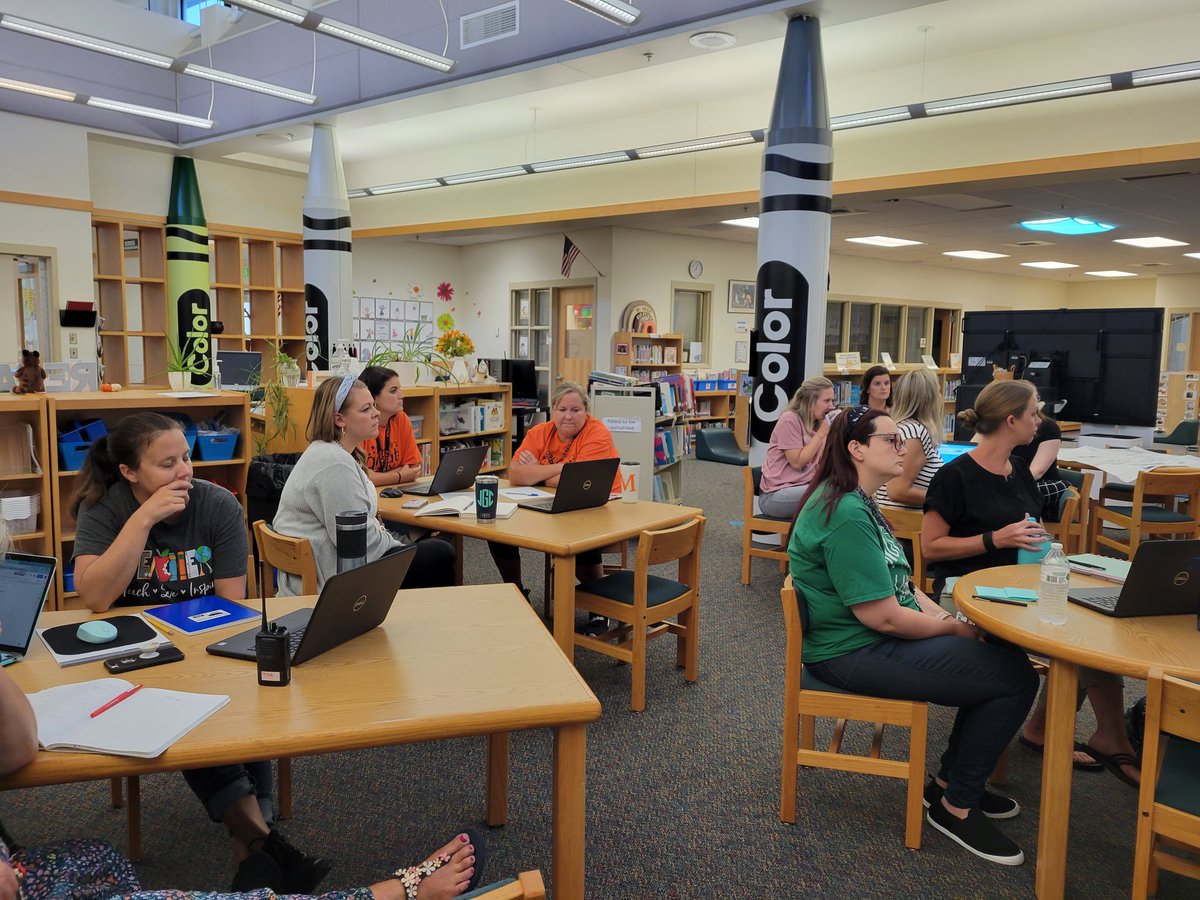 We had great discussions today at our SIP meeting! This team is focused and ready for an awesome year! #mpsknightpride #fcpsbettertogether