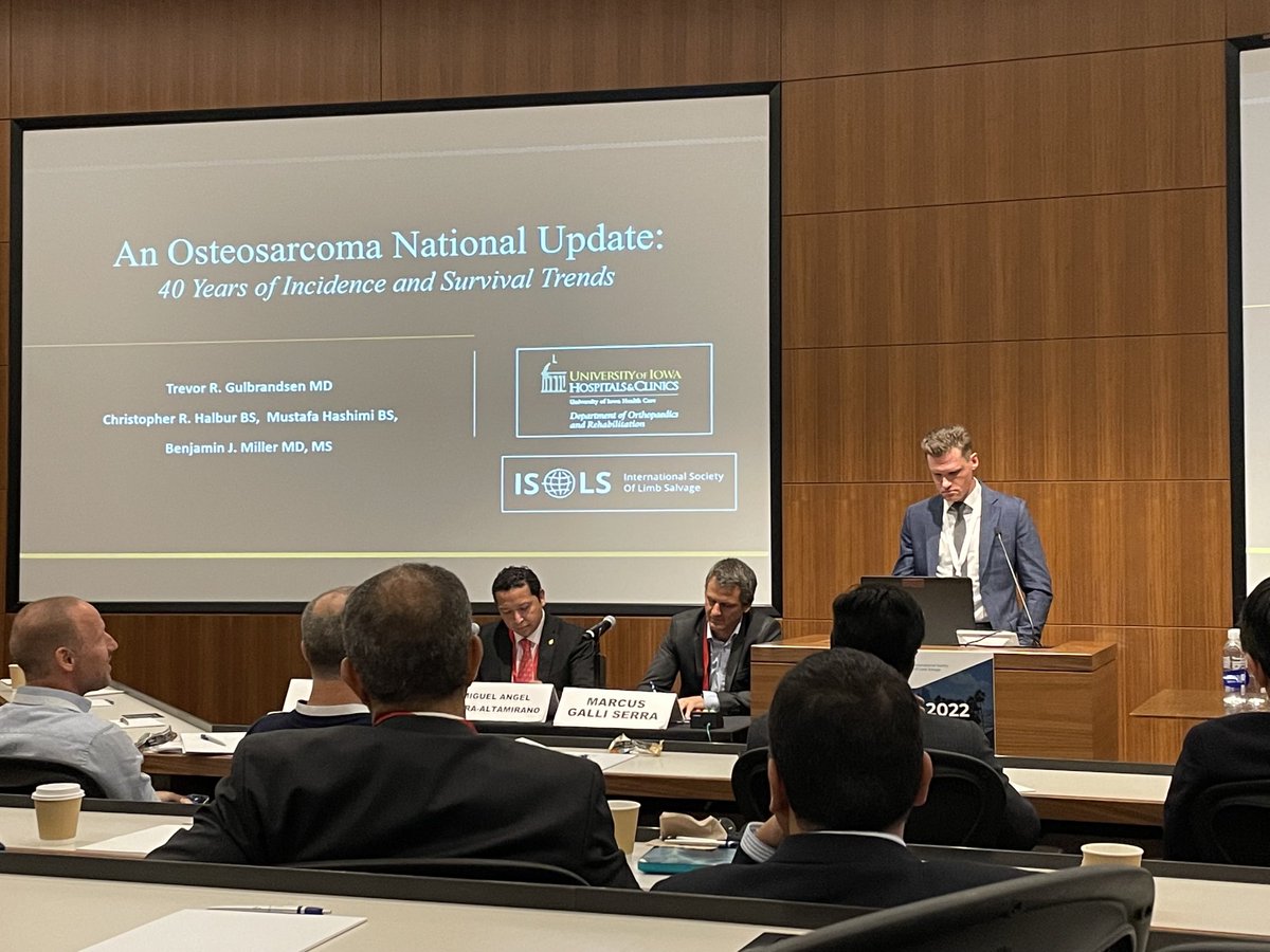 BenMillerMD's tweet photo. Mustafa, mike, and Trevor representing iowa strongly at the international society of limb salvage https://t.co/ABNopipohN