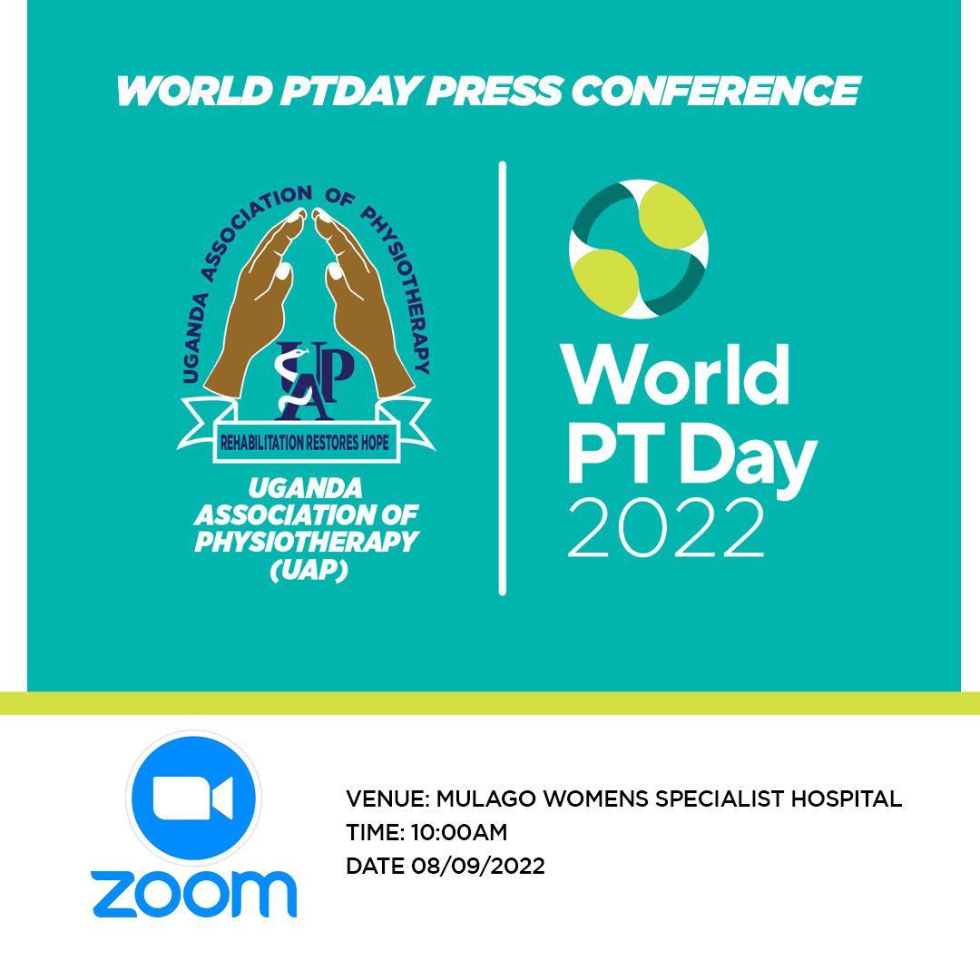 Ugphysiotherapy's tweet photo. https://t.co/t47RzmJjrC

#WPTDAY2022  #WorldPhysiotherapyDay #globalpt #physiotherapy 

@ntvuganda @nbstv @ubctvuganda @newvisionwire @DailyMonitor @SaltTvUganda @ https://t.co/ozNnhReaao