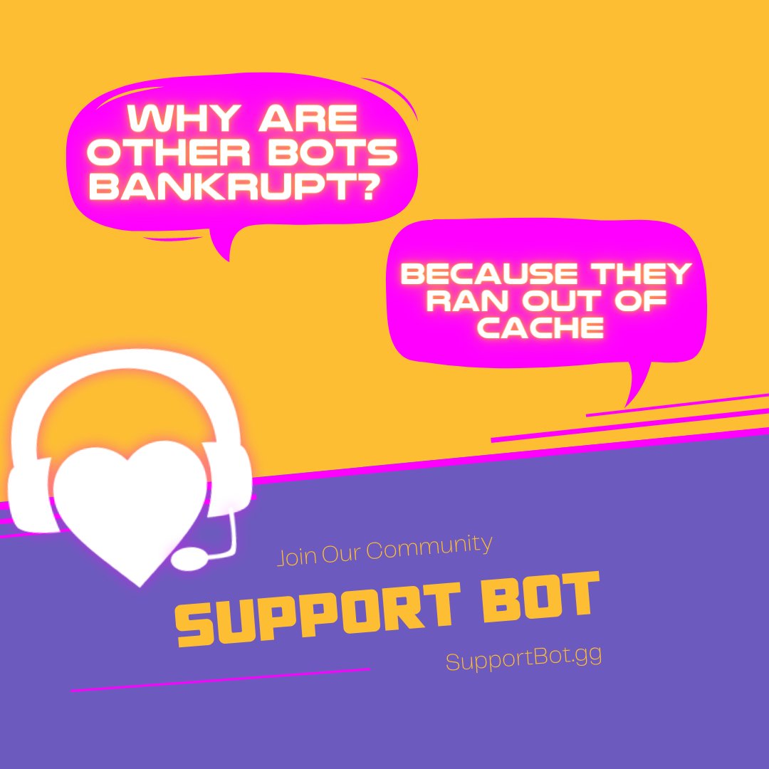 SupportBotGG's tweet photo. #SupportBot isn't going bankrupt, all of it's cache comes from the W's we're getting you guys every day 😉😎 https://t.co/5RK0iMvWrX