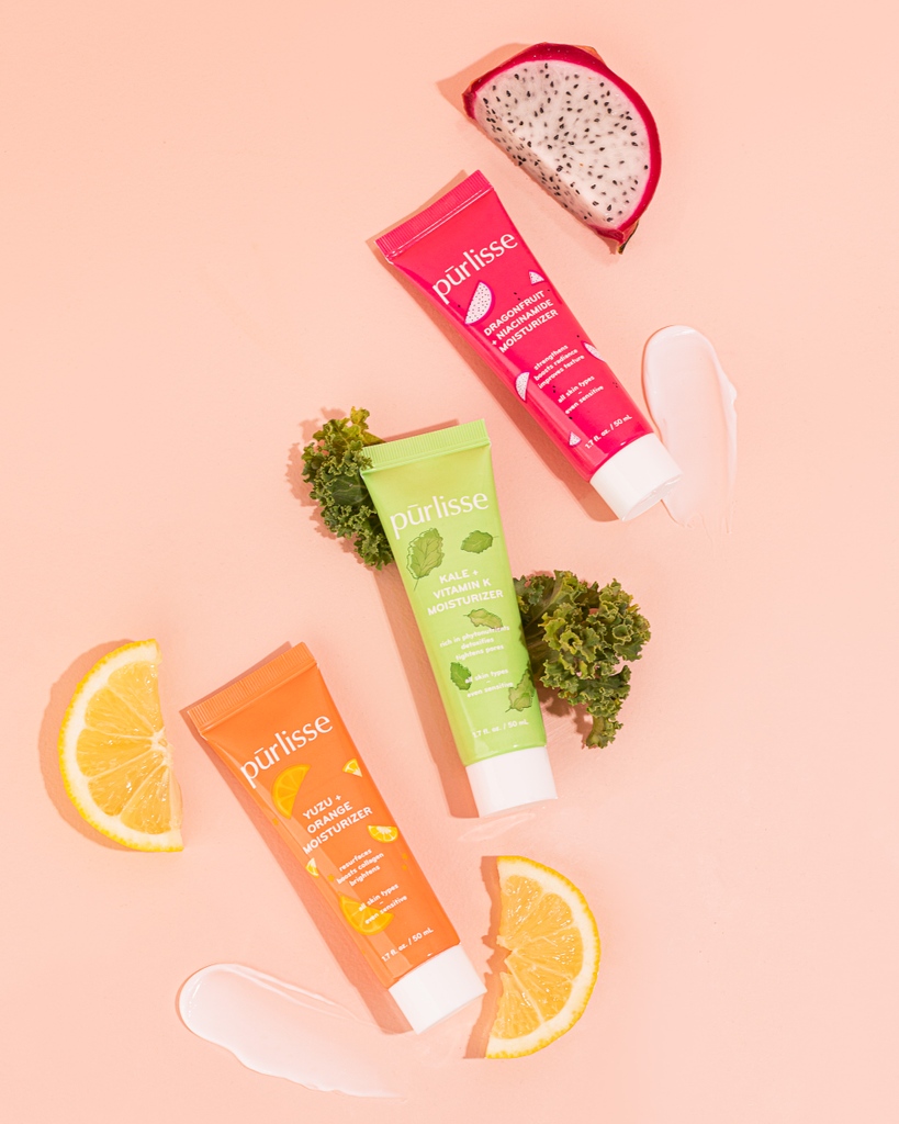 purlisse's tweet photo. 🚨⁠ LAUNCHING TOMORROW 🚨⁠
⁠
The ultimate 'how-is-my-skin-this-good' daily moisturizer doesn't exis— 🤭⁠ 
⁠⁠
✨ Yuzu + Orange Moisturizer
✨ Kale + Vitamin K Moisturizer⁠
✨ Dragonfruit + Niacinamide Moisturizer https://t.co/zWLreDLDrg