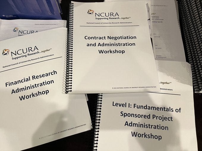 Image for the Tweet beginning: So many great #ncura workshops