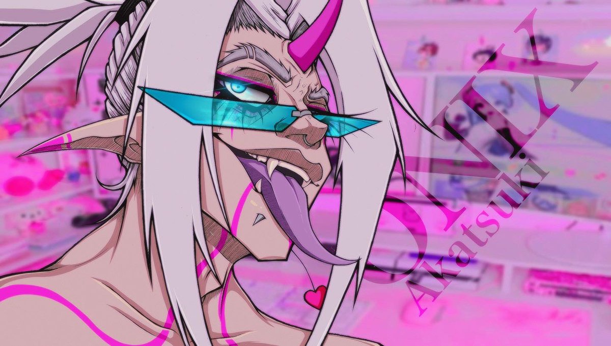 akatsuki1_oni's tweet photo. Redesigned my persona and now fr doe i swear😭 
#persona #artist #artistsontwitter #oni #pink #DigitalArtist #Procreate #digitalart #alt #LGTBQ https://t.co/hcDdp6tUe3