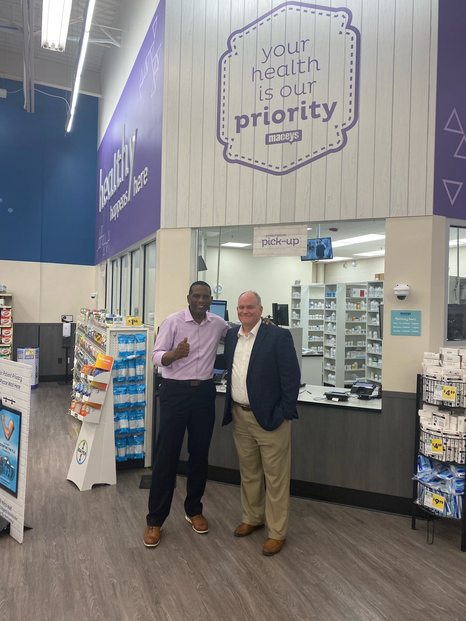 Rep. Burgess Owens on Twitter "Locally owned and operated pharmacies like Macey's are the
