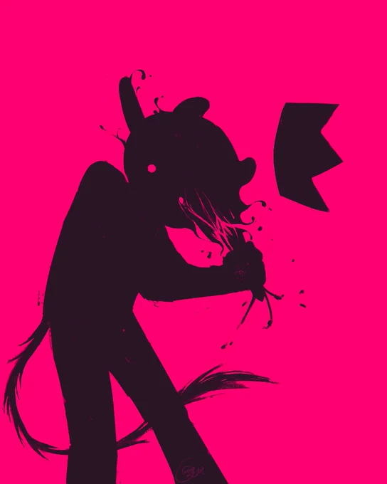 "Hear me out" No thanks! *rips ear off*#originalart #persona 