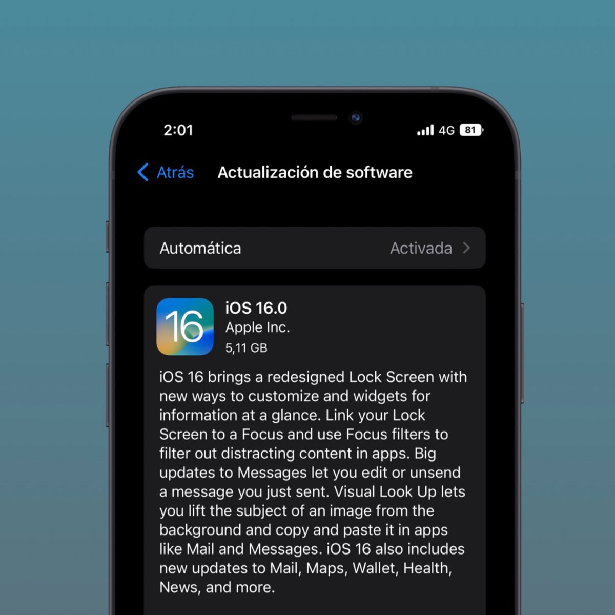 ZonaAppleWorld's tweet image. 🚨Disponible #iOS16RC