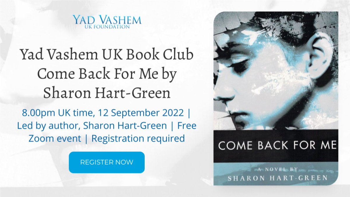 agnonia's tweet photo. Please join me on Monday at 3 pm (EST) for a zoom talk with Yad Vashem in the UK. Registration is now open to the public! #books #bookreview #Shoah #israel https://t.co/s0QbXuFlea
