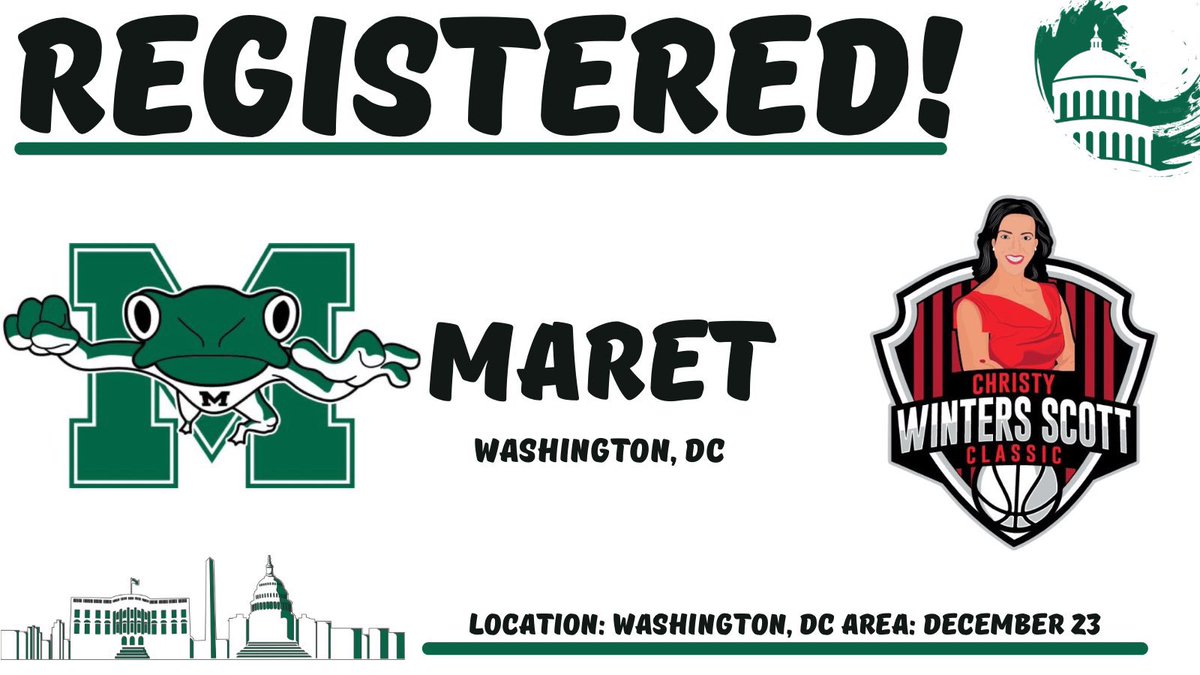 SheGotGame7's tweet image. They’re In! @MARETGIRLSBBALL @ChristyWScott51 #CWSC22