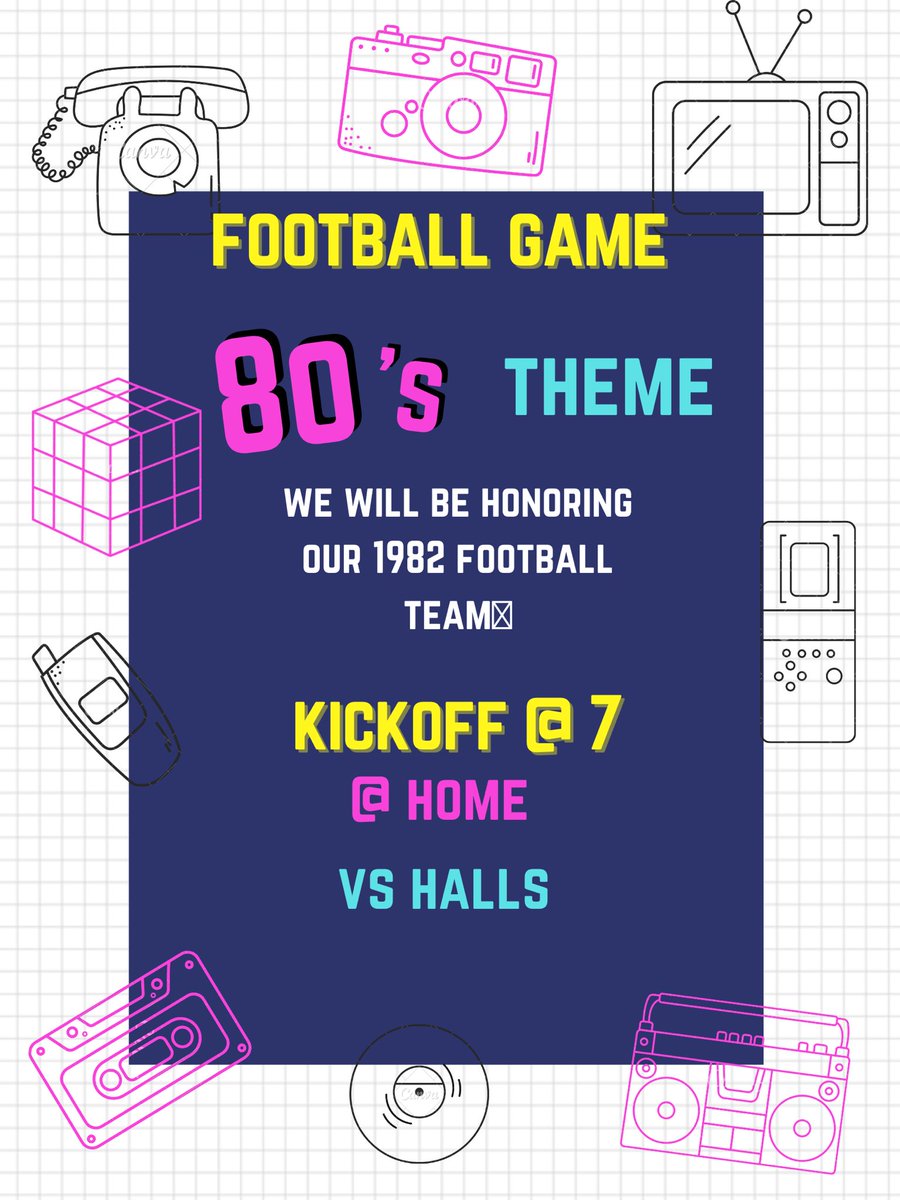 Come support the football team this Friday, September 9th!! We will be facing Halls @ 7. Don’t forget about the taco tailgate with <a href="/jcladypatriots/">Lady Patriots Basketball</a> from 5-7!!!