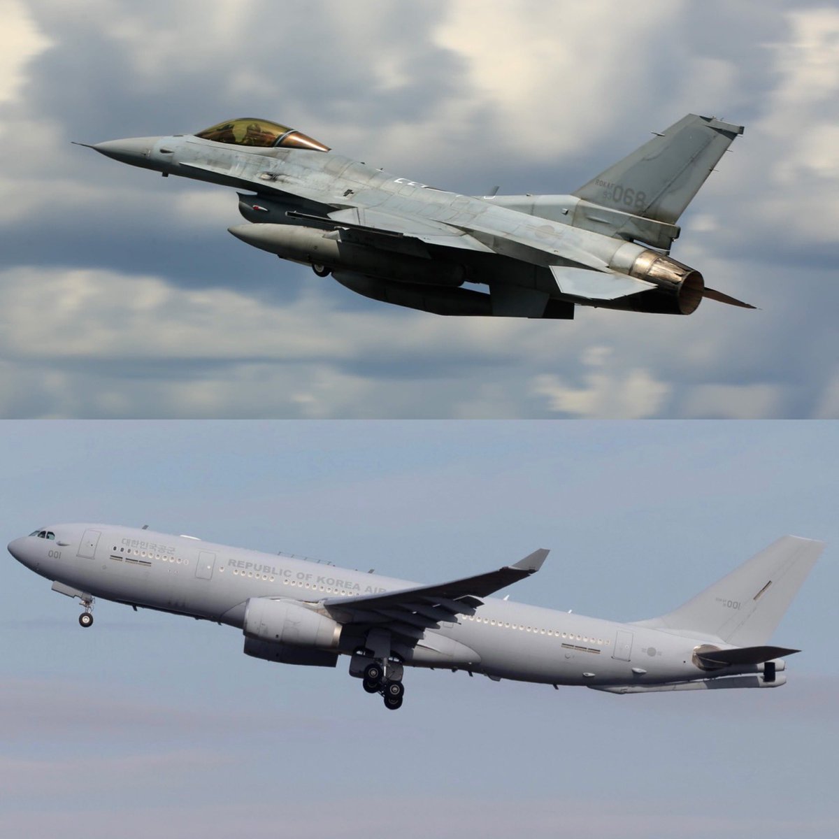 cqplanespotting's tweet photo. The Republic of Korea Air Force @ROK_MND (RoKAF) six General Dynamics KF-16U & Airbus KC-330 Cygnus at RAAF Darwin & Amberley during @AusAirForce (RAAF) Ex Pitch Black 22.
#PitchBlack #PitchBlack22 #pb22 #RAAF #RoKAF #ROK #Korea #KoreanAirForce #F16 #KC330 #KC330Cygnus https://t.co/SGrlwG9vFR