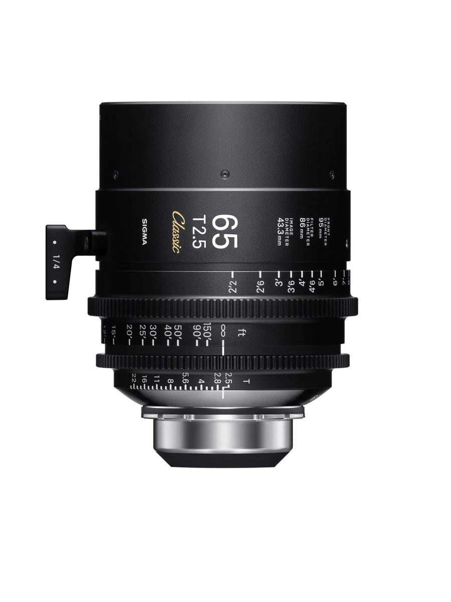 We are glad to announce the development of SIGMA FF High Speed Prime Line 65mm T1.5 FF and Classic Prime Line 65mm T2.5 FF, the first SIGMA lenses built exclusively for Cine. bit.ly/3cPGCFC bit.ly/3D4JMQk #sigma #SIGMAcine #cinelens #cinematography #newproduct