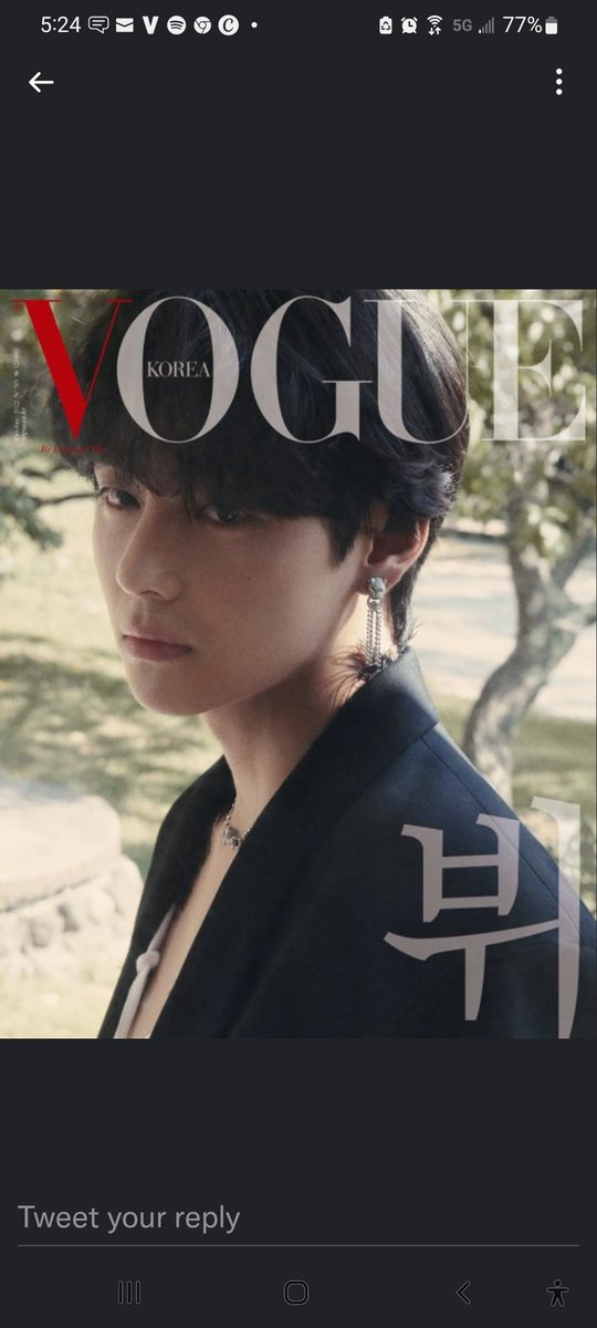 Tanina4Taekook's tweet photo. #Taekookers, aren't we so lucky to have the 2 most smoldering sexy multi-talented thoughtful loving men to love? WE ARE SO BLESSED AND LUCKY!!! 🙌 ❤️💚💜 #vishere #vinkoreavogue #taekook #vkook #kookv #kooktae #WELOVEYOUTAEKOOK #WeLoveYouTaehyung #WeLoveYouJungkook https://t.co/DeW4WT1irF