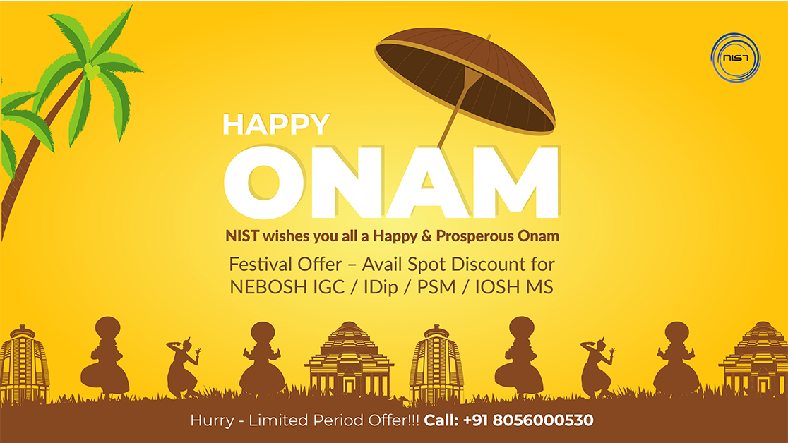 NIST_Global's tweet photo. May this festive season bring good beginnings to your career! Study Top International Safety Courses @ Special Discount! Celebrate Onam with NIST! Call: +91 8056000530. 
#nistinstitute @nist #happyonam2022 #onam #onam2022 #safetycourse #Safety https://t.co/UscLRAGLFA