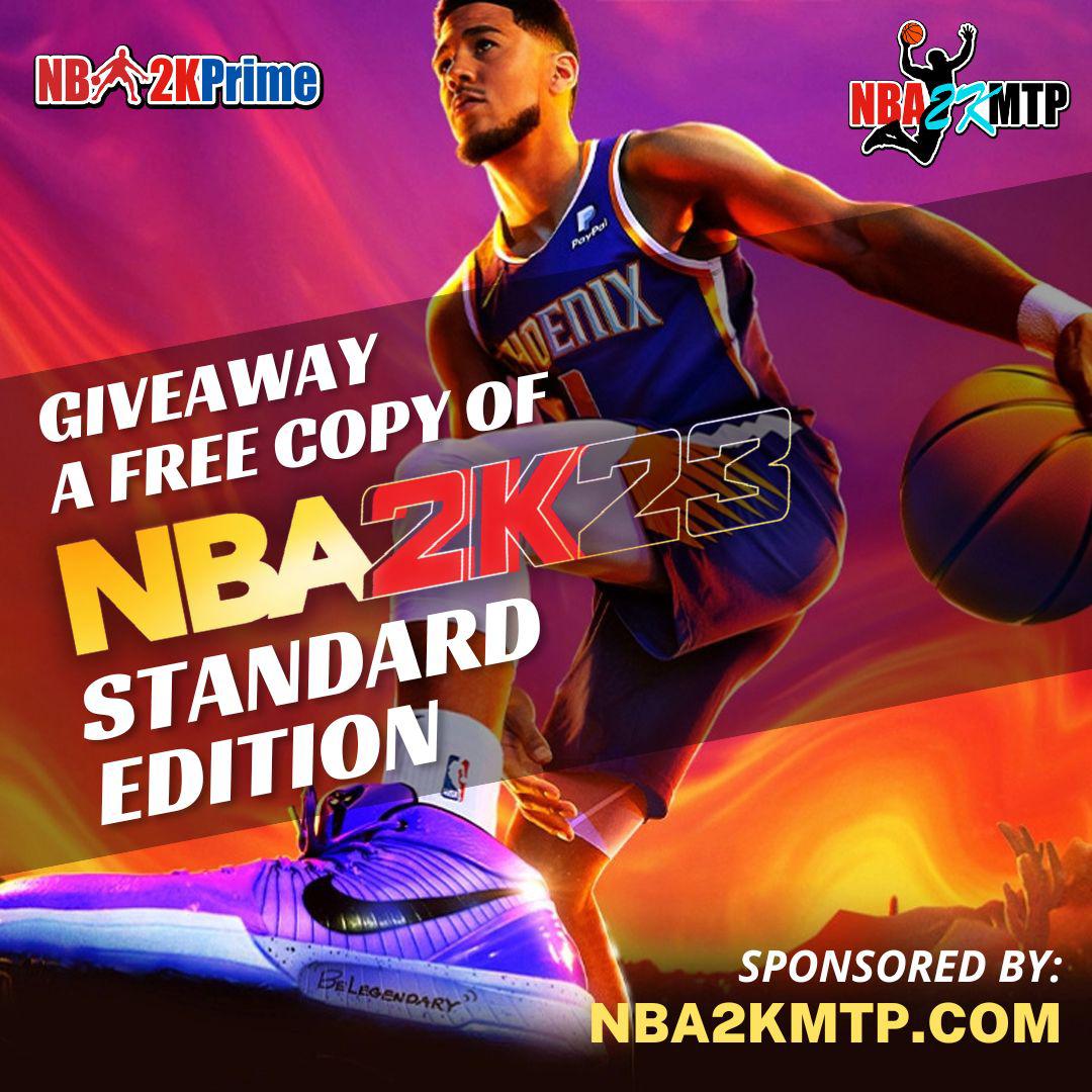 🚨 #Giveaway A Free Copy Of #NBA2K23 Standard Edition 

To Enter:
👉 Follow @2k22Code @NBA2KPrime <a href="/nba2kmtp/">NBA2K26 MyTEAM//MyCAREER Grinding Services</a>
👉 Must Like And Retweet
👉 Tag 2 Or More Friends In Comment

Winner Will Be Up On 15Th September (Thursday) 6Pm EST

SPONSORED BY: NBA2KMTP.COM 

#NBA2K #2KDay