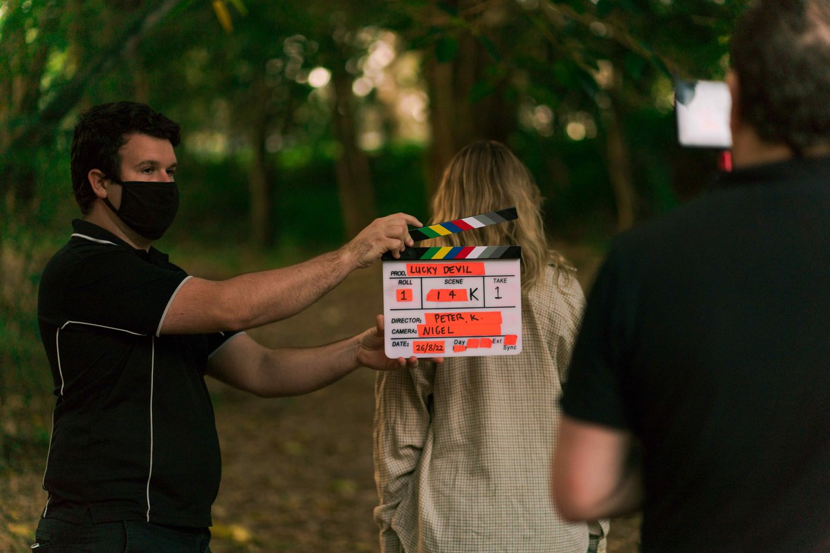 Peterkoevari's tweet photo. BTS PHOTOS - Lucky Devil 80's inspired Horror Short Film - Day 6
BTS Photos by : 
Simon Merange Merange Visuals 
IMDB: https://t.co/mp7ztwPay8

#movies #luckydevil #teaser #australian #australia #tv  #queensland #horror #film #films #filmmaking #filmmaker #filmproduction #filming https://t.co/hO00hAqxF0