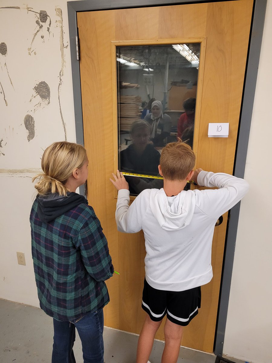 Students had fun today learning how to read tape measures and putting those skills to work!!  #CCMS #FABLAB