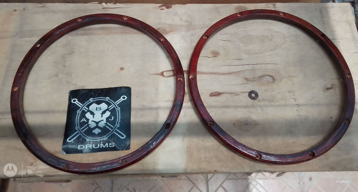 ABJDrums's tweet photo. Aros para Tarola

• 10 perforaciones.
• 14”.
• redondeados
• color caoba comercial 

💲 1200 el par de aros.

Varios colores

Entregas personales y Envíos a toda la Rep. Mexicana a cargo del comprador.

Contamos con referencias comprobables.

#AbjDrums #Tarola https://t.co/hHELJbXyvq