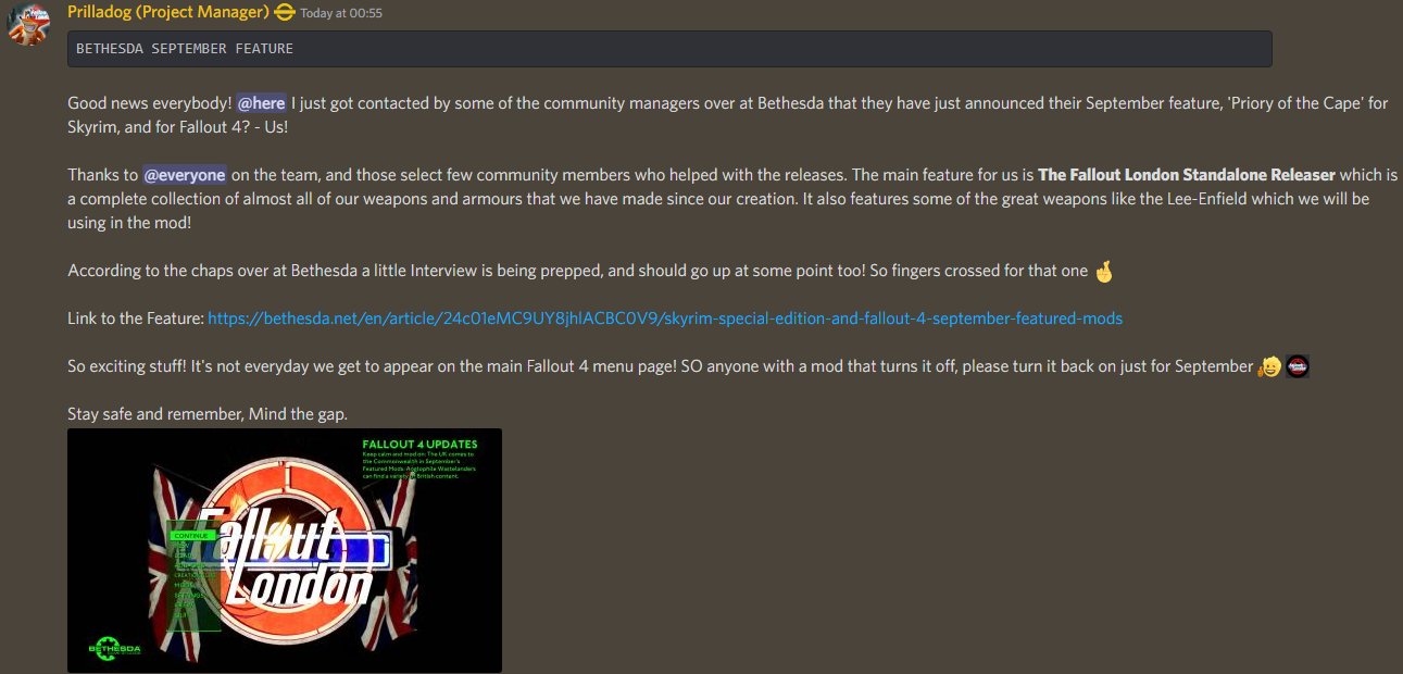 Fallout London on Twitter: 