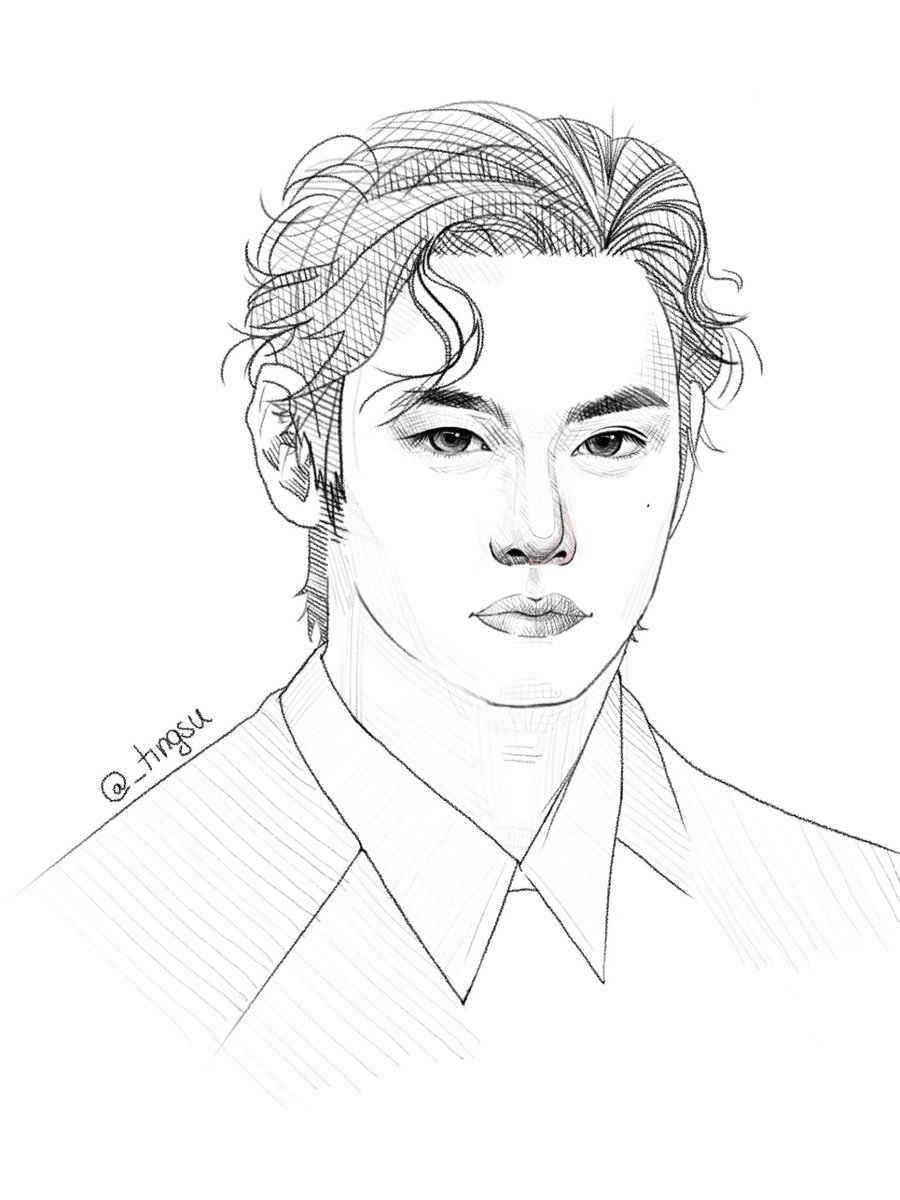 _tingsu's tweet photo. #TAEHYUNG #KimTaehyung #kpopfanart #kpop #fanart #digitalart #lineart https://t.co/2or3oYnZV2