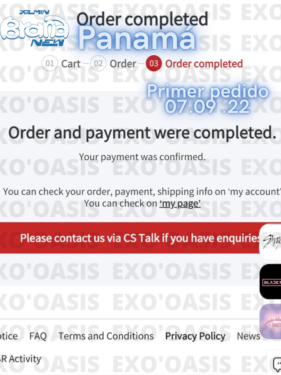 🛒PEDIDO MASIVO 🇵🇦

XIUMIN 시우민 The 1st Mini Album 〖Brand New〗 

Hemos apoyado a EXOL de Panamá <a href="/exooasispanama/">EXO OASIS PANAMÁ 🇵🇦 ☽̶☾</a> en la compra del 1er Mini Album de #XIUMIN 💕 

Sigamos apoyando juntas el SOLO DEBUT de nuestro Min❄️

#시우민 #BrandNew 
#XIUMIN_BrandNew  #EXO #엑소 <a href="/weareoneEXO/">EXO</a>